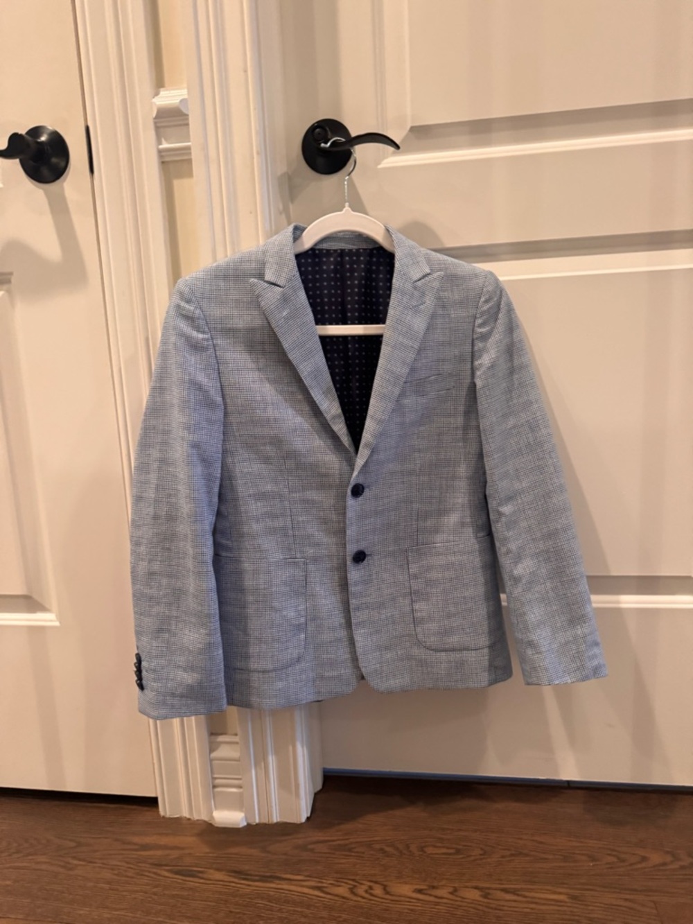 Isaac Mizrahi Light Blue Kids Two-Button Blazer
